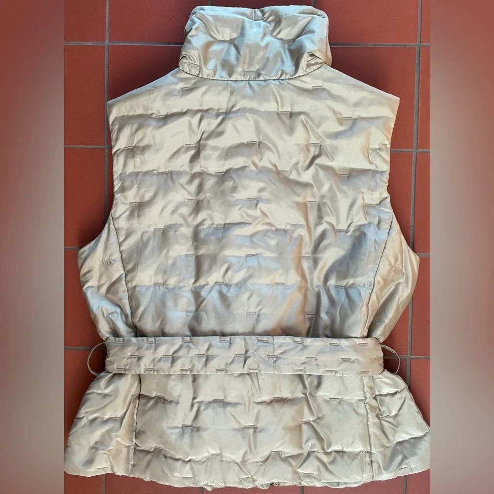 Talbots Light Tan Puffer Vest - Picture 6 of 16